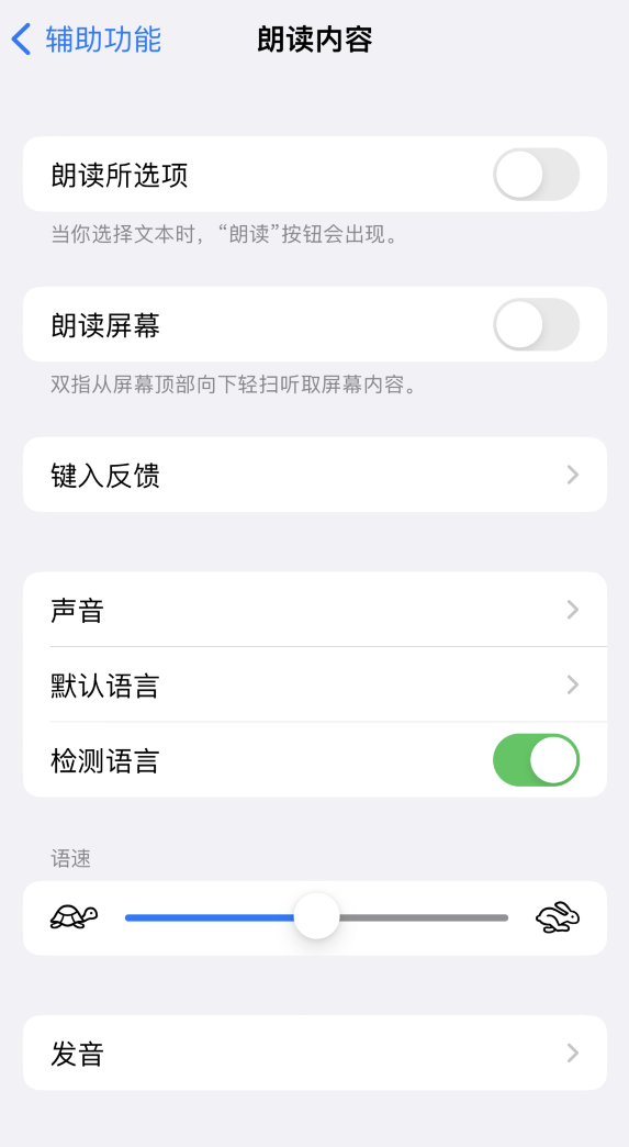 平罗苹果服务网点分享iOS 16 小技巧：让 iPhone 朗读屏幕上的内容或所选择的文本 